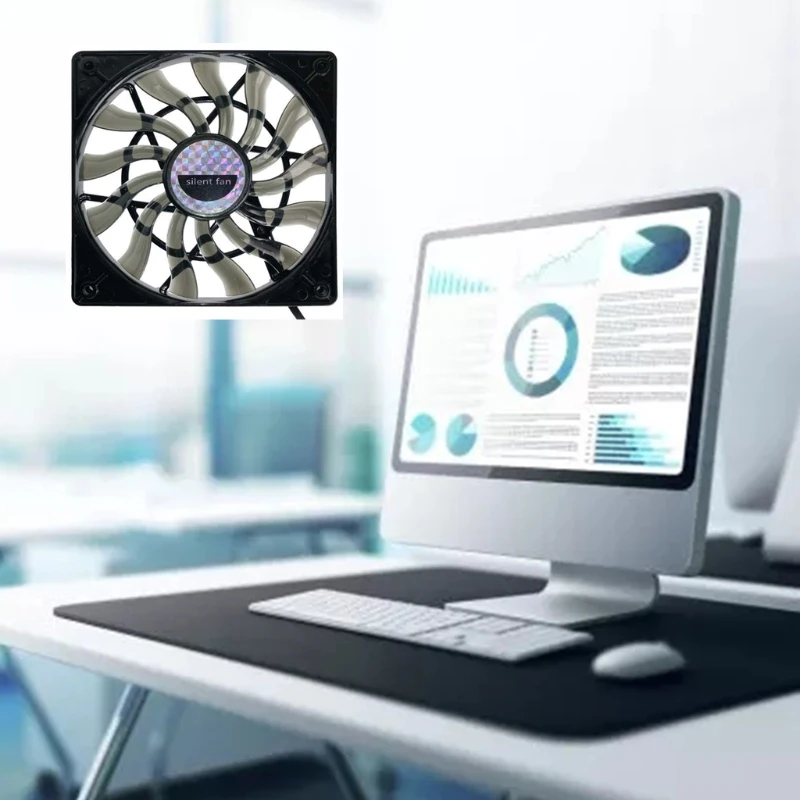 High Performance CPU Cooler with Quiet PWM Cooling Fan Radiator fan Low Profile CPU Cooler for Desktops 13-Blade Design
High Performance CPU Cooler with Quiet PWM Cooling Fan Radiator fan Low Profile CPU Cooler for Desktops 13-Blade Design