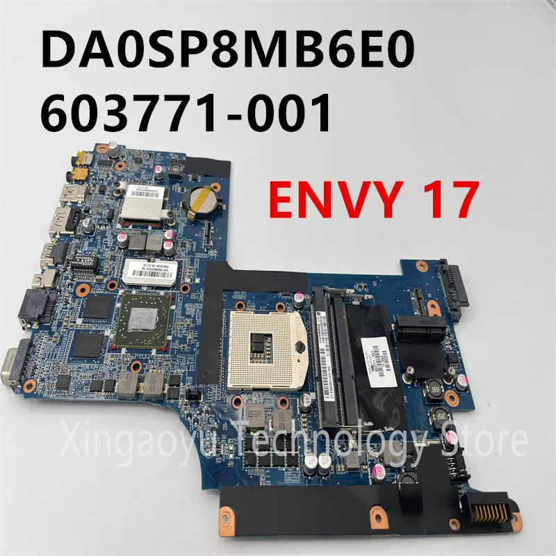 Original DA0SP8MB6E0 603771-001 For HP ENVY 17 Laptop Motherboard HM55 DDR3 With CPU+1GB 100% TESED OK
Original DA0SP8MB6E0 603771-001 For HP ENVY 17 Laptop Motherboard HM55 DDR3 With CPU+1GB 100% TESED OK