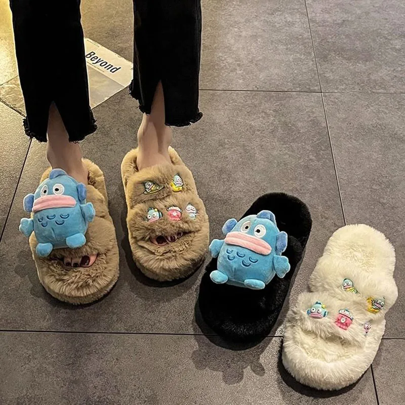 2023 Autumn New Hangyodon Cartoon Cute Plush Slippers Wearing Thick Soles for Warm Comfort Can Be Worn Externally Plush Slippers
2023 Autumn New Hangyodon Cartoon Cute Plush Slippers Wearing Thick Soles for Warm Comfort Can Be Worn Externally Plush Slippers
