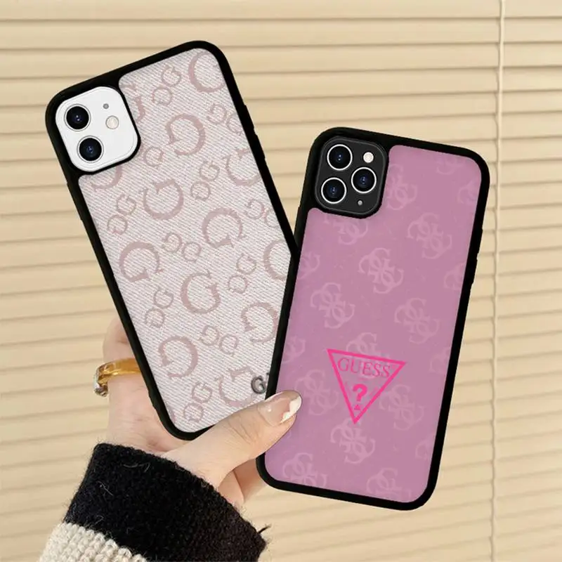 Stylish Triangle Letter Guess Phone Case Silicone PC+TPU Case for iPhone 11 12 13 Pro Max 8 7 6 Plus X SE XR Hard Fundas
Stylish Triangle Letter Guess Phone Case Silicone PC+TPU Case for iPhone 11 12 13 Pro Max 8 7 6 Plus X SE XR Hard Fundas