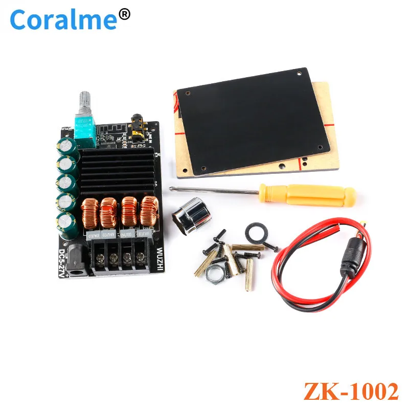 ZK-1002 HIFI TPA3116 100W*2 High Power Digital Amplifier Stereo Board 100W+100W AMP Amplificador Audio Home Theate
ZK-1002 HIFI TPA3116 100W*2 High Power Digital Amplifier Stereo Board 100W+100W AMP Amplificador Audio Home Theate
