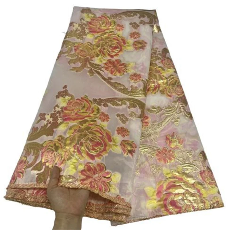 Multicolor High Quality Brocade Lace Embroidery Flower African Lace Fabric Jacquard Weave French Lace Fabric Sewing Sewing Gold
Multicolor High Quality Brocade Lace Embroidery Flower African Lace Fabric Jacquard Weave French Lace Fabric Sewing Sewing Gold