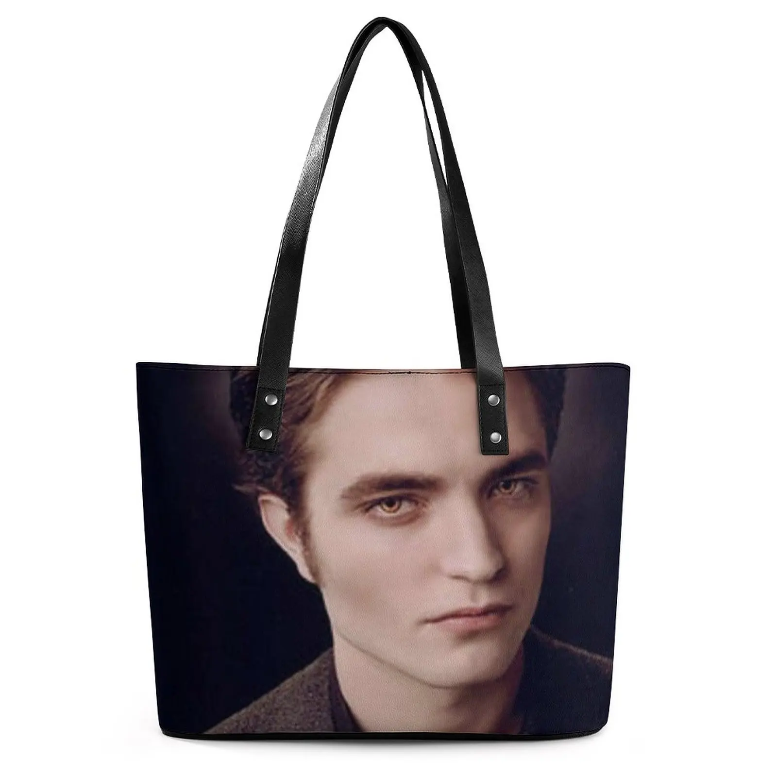 Robert Pattinson Vampire Handbags Female Actor Tote Bag Casual Travel Shoulder Bag Top-Handle Designer PU Leather Shopper Bags
Robert Pattinson Vampire Handbags Female Actor Tote Bag Casual Travel Shoulder Bag Top-Handle Designer PU Leather Shopper Bags