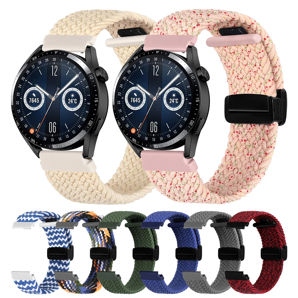 Strap For Huawei Watch GT 3Pro/3 46mm 42mm Nylon Correa Band For Huawei Watch GT 2e/2pro/2 46mm 42mm Magnetic Bracelet Watchband
Strap For Huawei Watch GT 3Pro/3 46mm 42mm Nylon Correa Band For Huawei Watch GT 2e/2pro/2 46mm 42mm Magnetic Bracelet Watchband