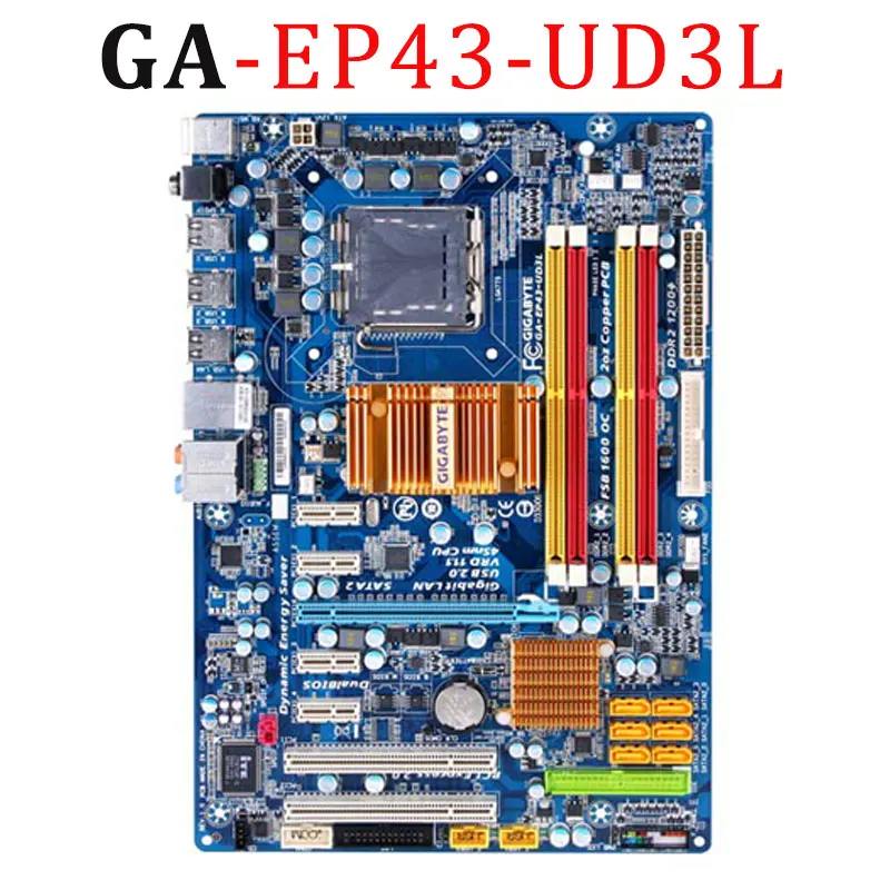 LGA 775 Gigabyte GA-EP43-UD3L Motherboard Intel P43 Core2 Extreme/Core 2 Quad PCI-E 2.0 16X DDR2 USB 2.0 Desktop Placa-Mãe
LGA 775 Gigabyte GA-EP43-UD3L Motherboard Intel P43 Core2 Extreme/Core 2 Quad PCI-E 2.0 16X DDR2 USB 2.0 Desktop Placa-Mãe
