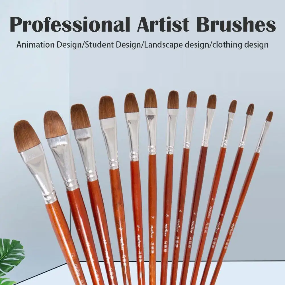 Paint Art Brushes Set Nylon Hair Brush For Gouache Painting Oil Watercolor Paint DIY Kid Student Artistic Brush Art Supplies
Paint Art Brushes Set Nylon Hair Brush For Gouache Painting Oil Watercolor Paint DIY Kid Student Artistic Brush Art Supplies