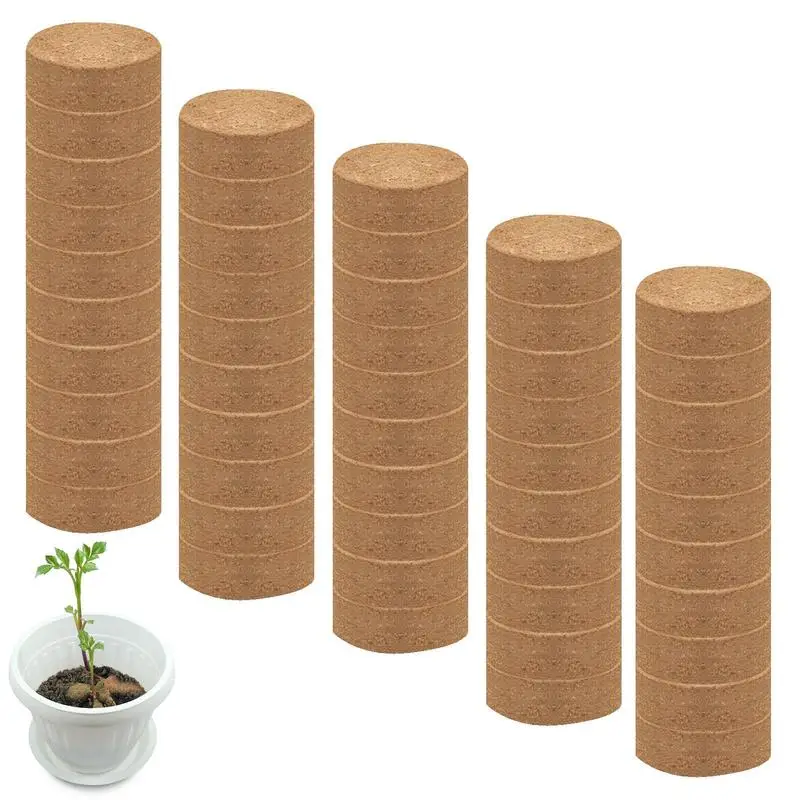 Coconut Fiber Coir Pellet 50pcs Nutrient Soil Universal Nursery Block Planting Nourishment Clod For Flowers Vegetables Garden
Coconut Fiber Coir Pellet 50pcs Nutrient Soil Universal Nursery Block Planting Nourishment Clod For Flowers Vegetables Garden