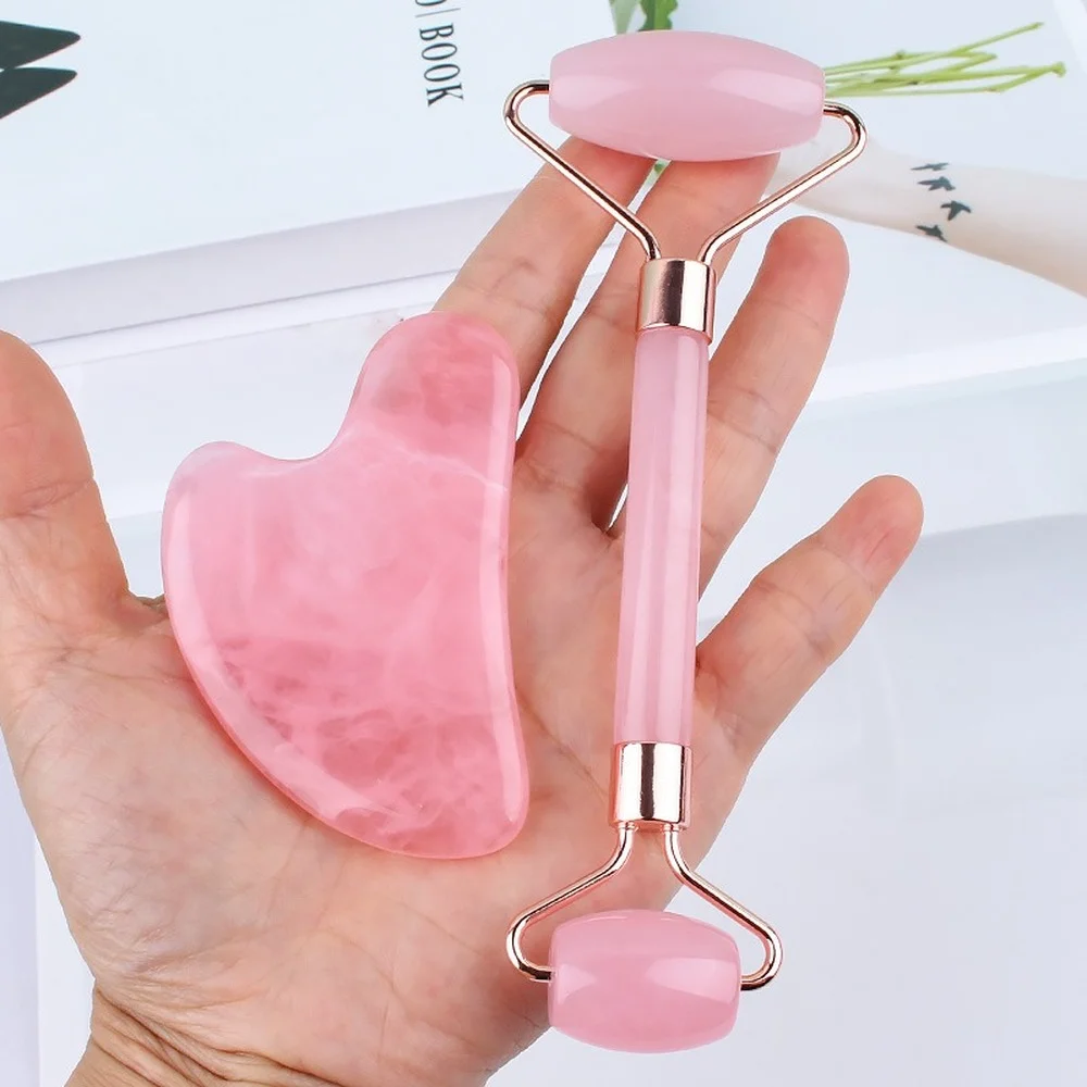 2pcs/set Face Spa Neck Massager For Face Roller Gua Sha Scraper Board Lift Up Wrinkle Remover Eye Care Resin Guasha Set
2pcs/set Face Spa Neck Massager For Face Roller Gua Sha Scraper Board Lift Up Wrinkle Remover Eye Care Resin Guasha Set