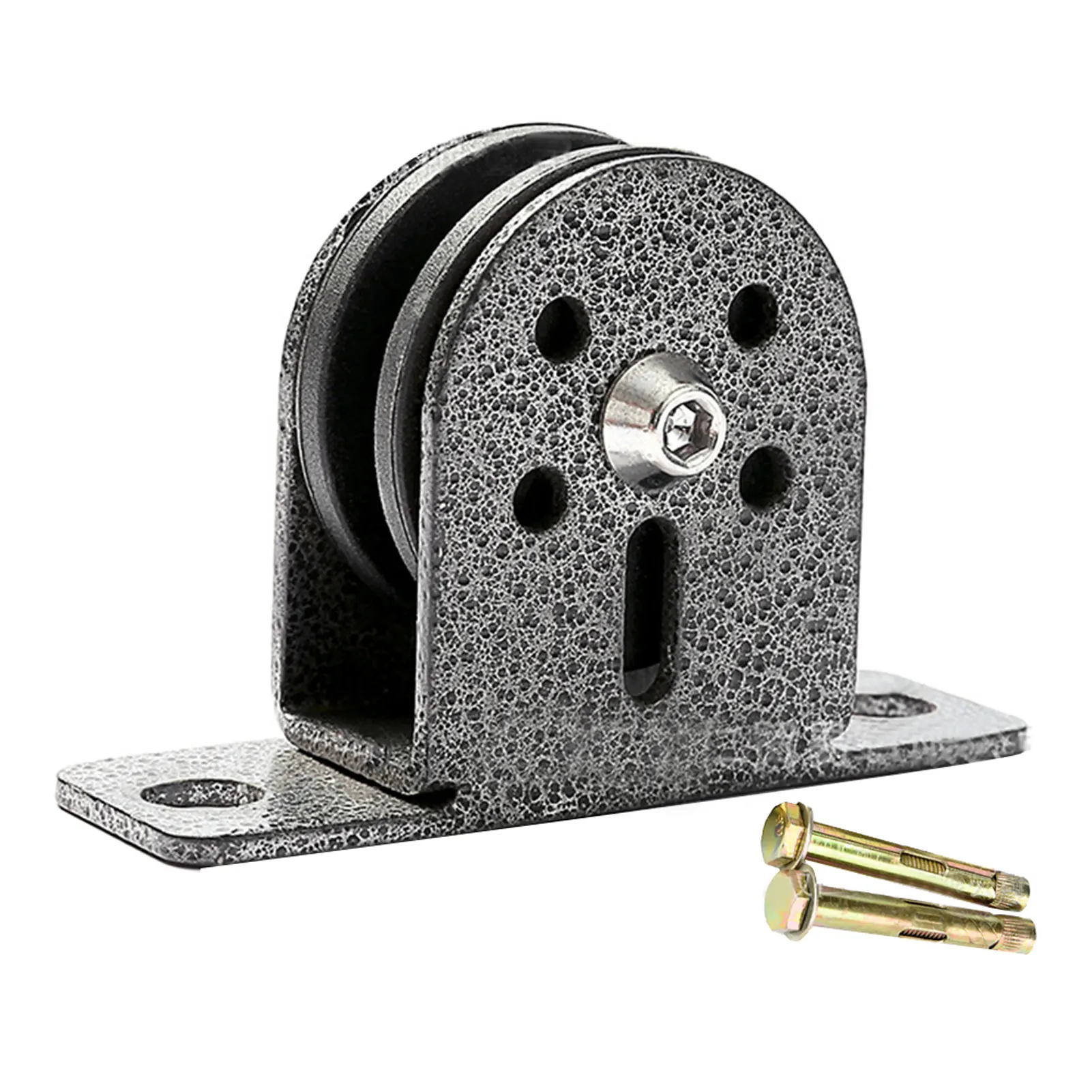 DIY Wall Ceiling Mount Mute Steel Single Wheel Swivel Lifting Hanging Exercise Accessories Home Gym Pulley Block Loading 300kg
DIY Wall Ceiling Mount Mute Steel Single Wheel Swivel Lifting Hanging Exercise Accessories Home Gym Pulley Block Loading 300kg