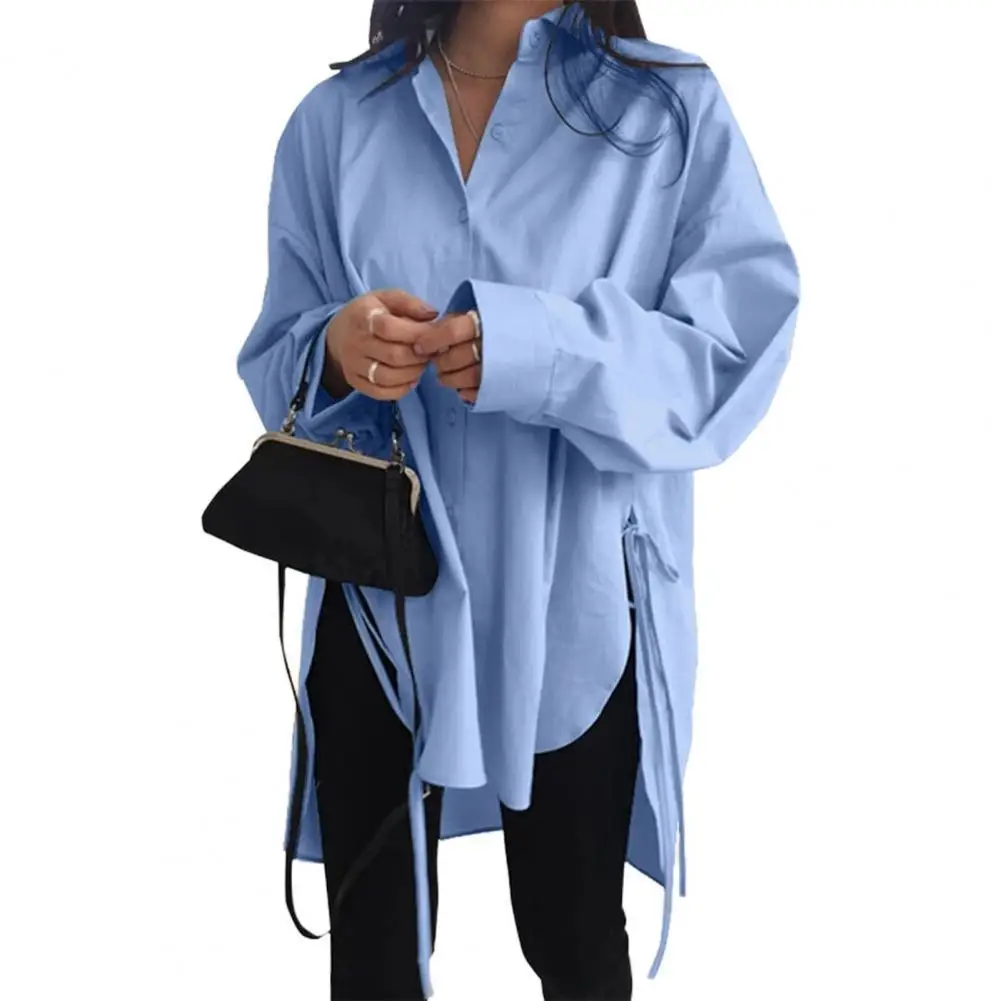 2021 Plus Size Office Lady Shirt Solid Color Lace-up Spring Autumn Shirts Buttons Long Blouse for Daily Wear
2021 Plus Size Office Lady Shirt Solid Color Lace-up Spring Autumn Shirts Buttons Long Blouse for Daily Wear