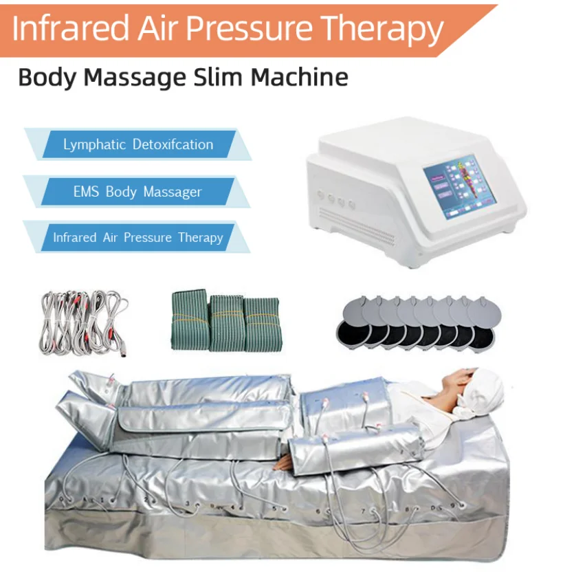 

Slimming Machine 3 In 1 Safe Voltage Of Human Body 36V Ems Ir Lymphatic Drainage Massage Slimming Equipment