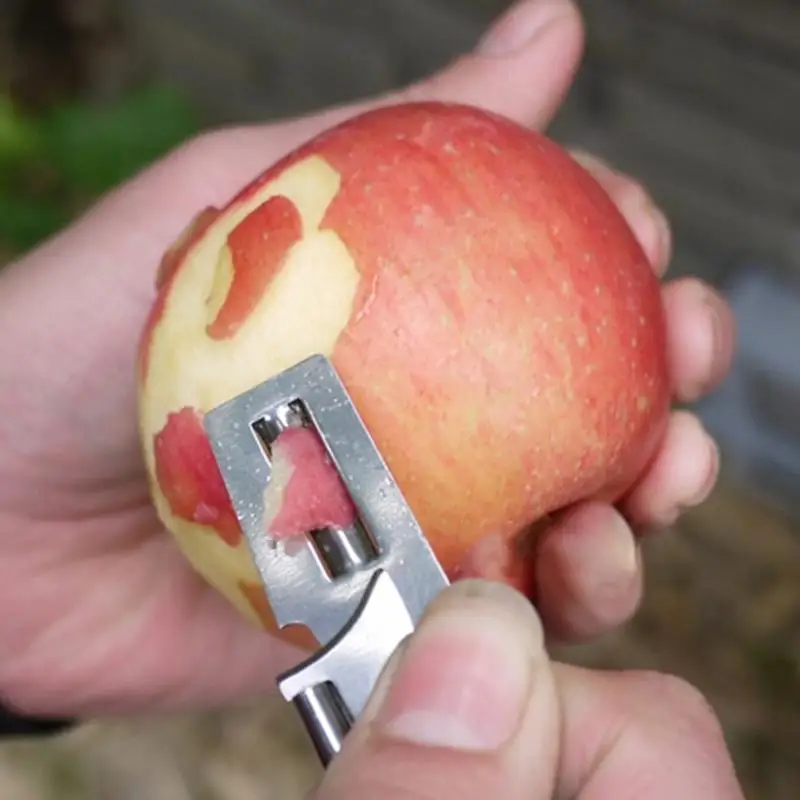 1Pc Outdoor EDC Pocket Multi Tool Useful Fruit Multi Peeler Cutter Practical Stainless Steel Double Peeler Can Opener
1Pc Outdoor EDC Pocket Multi Tool Useful Fruit Multi Peeler Cutter Practical Stainless Steel Double Peeler Can Opener
