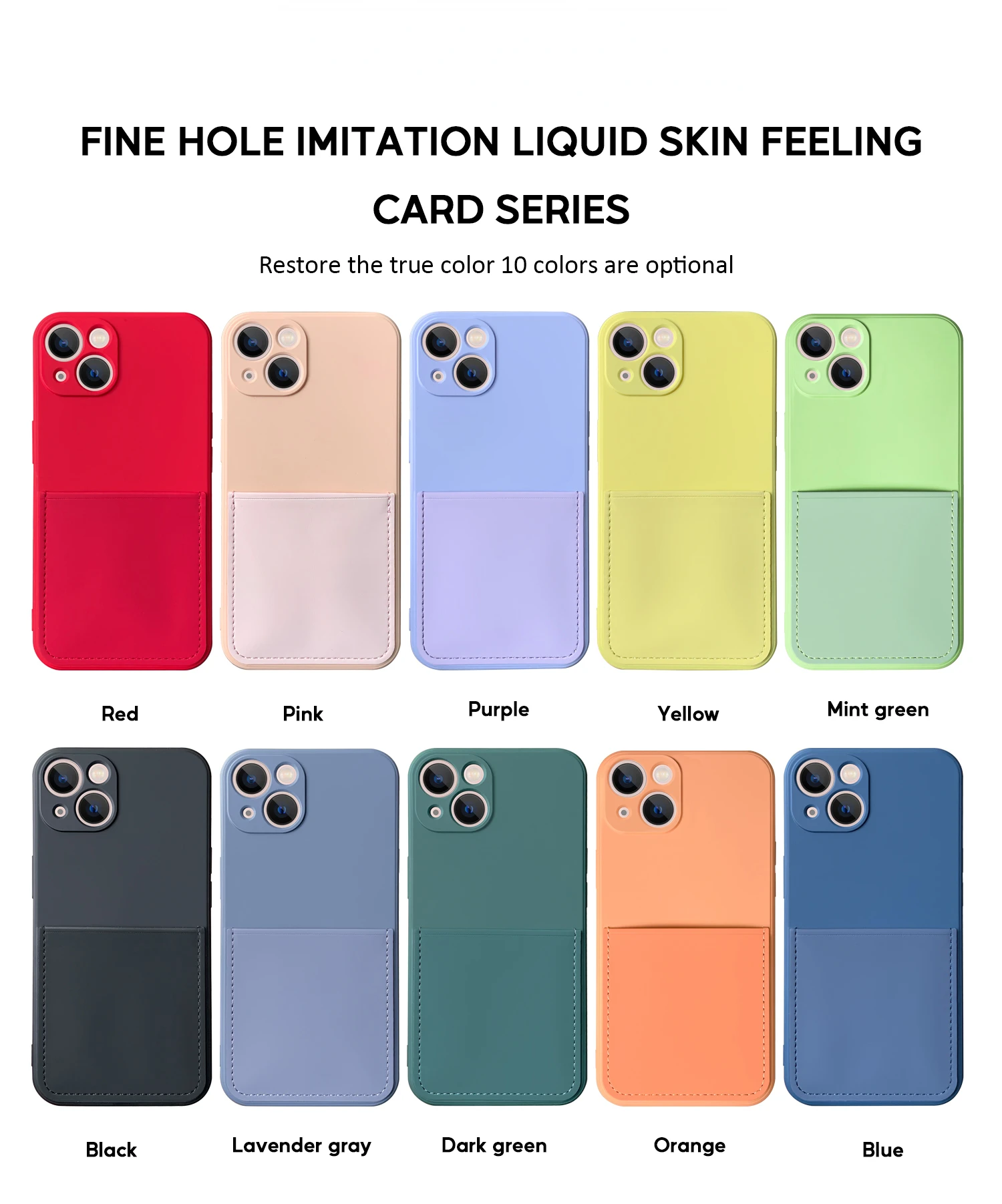 New Candy Color Wallet Card Phone Case Liquid Silicone Card Slot Pocket Iphone 14 14pro 14 Pro Max Soft Back Protective Cover
New Candy Color Wallet Card Phone Case Liquid Silicone Card Slot Pocket Iphone 14 14pro 14 Pro Max Soft Back Protective Cover