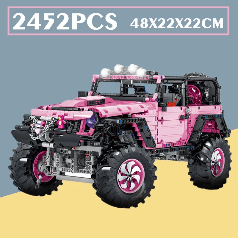 New 022010 2452PCS Pink Pick Up Truck Racing Sports Car Technical Building Blocks Bricks Speed Racer Model Children Toy Gifts
New 022010 2452PCS Pink Pick Up Truck Racing Sports Car Technical Building Blocks Bricks Speed Racer Model Children Toy Gifts