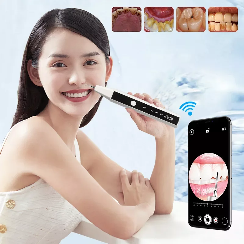 Ultrasonic Dental Scaler Electric Teeth Plaque Calculus Remover With HD Camera Oral Tooth Tartar Cleaner Dental Stains Removal
Ultrasonic Dental Scaler Electric Teeth Plaque Calculus Remover With HD Camera Oral Tooth Tartar Cleaner Dental Stains Removal