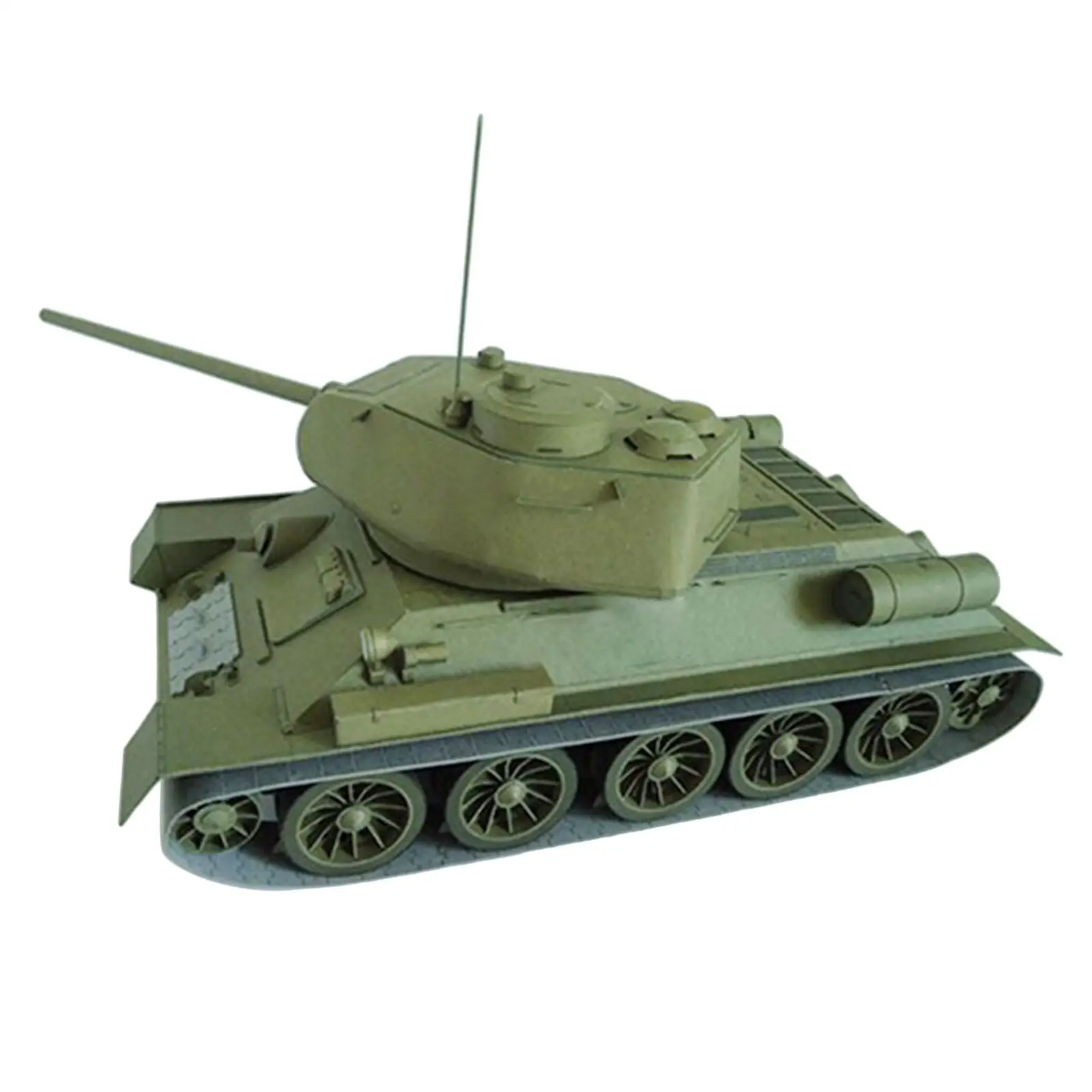 

1/25 Tank Model Collectables 3D Paper Puzzle Tabletop Decor Building Kits Cardboard Educational Toys for Boys Adults Kids
