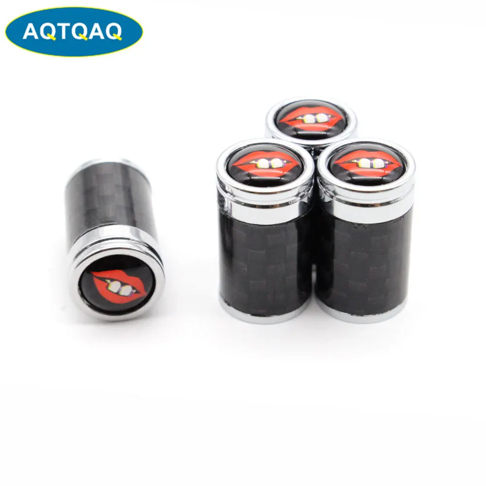 4 Pcs/Set Copper + Carbon Fiber Buckteeth Style Tire Valve Stem Cap Tire Wheel Stem Air Valve Caps for Auto Cars
4 Pcs/Set Copper + Carbon Fiber Buckteeth Style Tire Valve Stem Cap Tire Wheel Stem Air Valve Caps for Auto Cars
