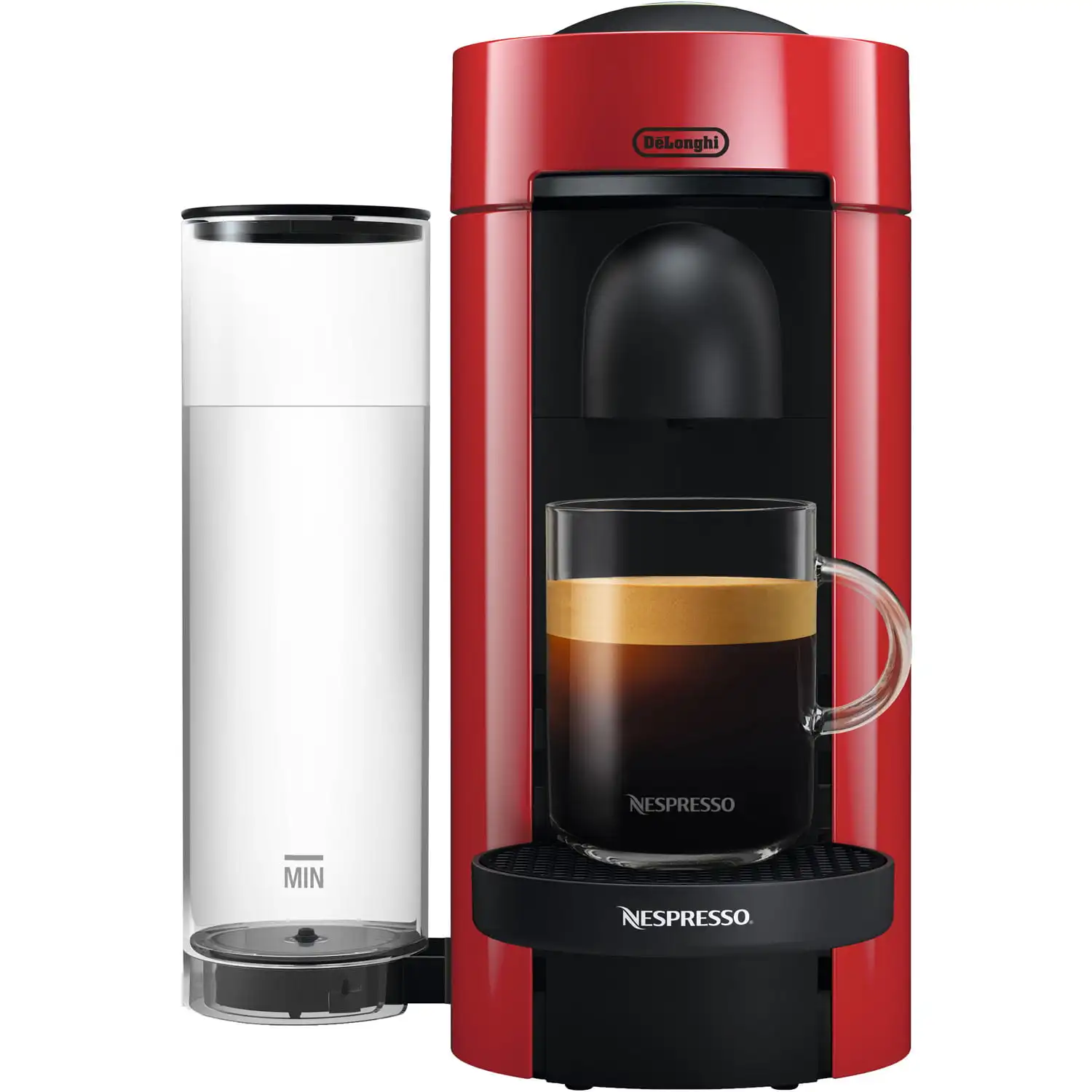 Coffee and Espresso Maker, Two Capsule Sizes,Adjustable Drip Tray,Automatic Capsule Pop-up,Automatic Power Off,Cherry Red
Coffee and Espresso Maker, Two Capsule Sizes,Adjustable Drip Tray,Automatic Capsule Pop-up,Automatic Power Off,Cherry Red