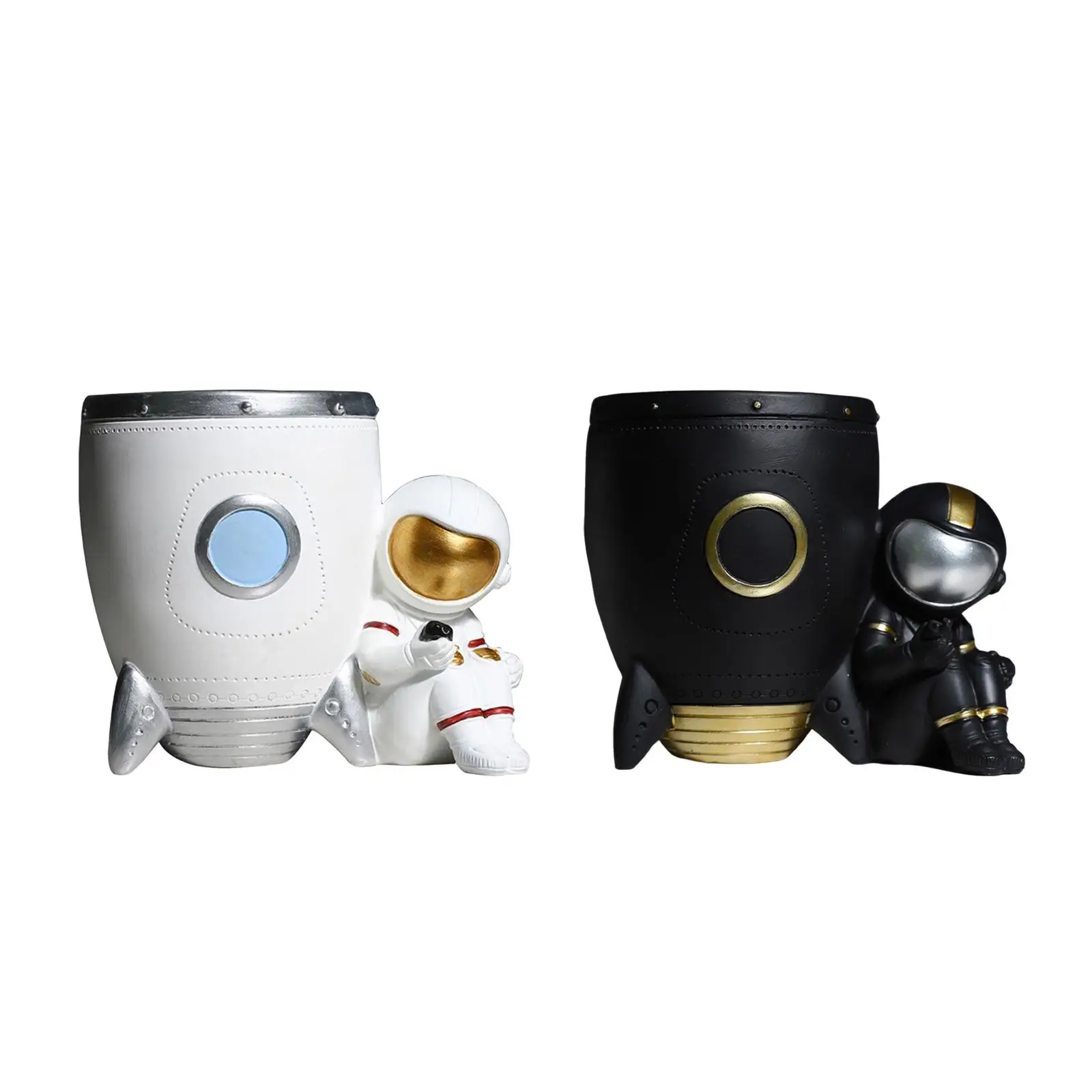 Astronaut Pen Holder Desktop Storage Box Sculpture Ornament Storage Box for Home Decor
Astronaut Pen Holder Desktop Storage Box Sculpture Ornament Storage Box for Home Decor