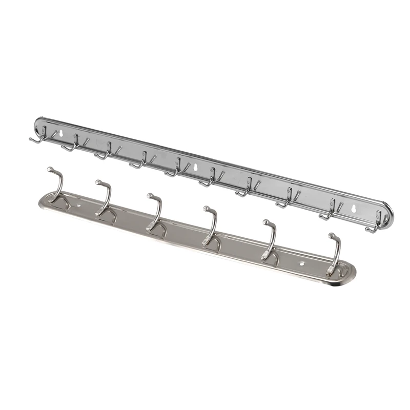 24 Inch Long Wall Mount Stainless Steel 10 Hangers Hook For Towl Bag Clothes & Household Metal Wall Mounted 6 Hooks Towel Rack H
24 Inch Long Wall Mount Stainless Steel 10 Hangers Hook For Towl Bag Clothes & Household Metal Wall Mounted 6 Hooks Towel Rack H