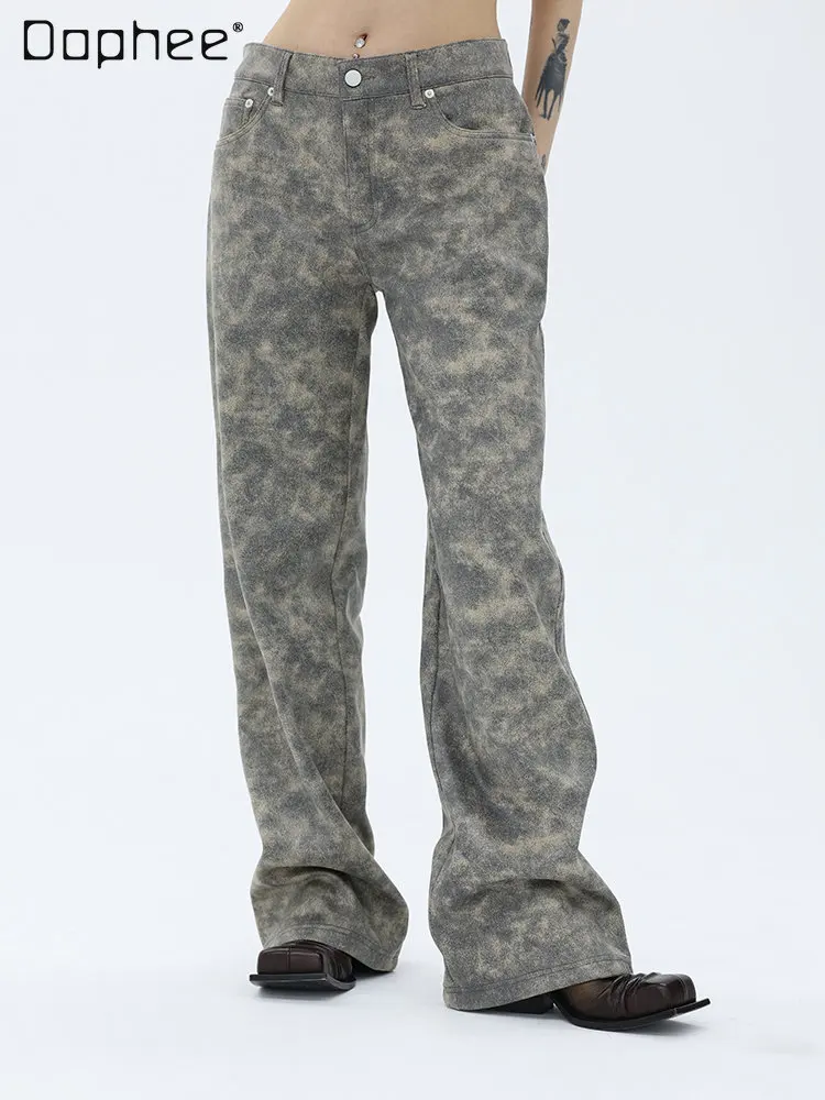 Брюки женские замшевые с заниженной талией, утепленные флисовые прямые штаны-сигареты, повседневные свободные брюки с широкими штанинами, ...
Брюки женские замшевые с заниженной талией, утепленные флисовые прямые штаны-сигареты, повседневные свободные брюки с широкими штанинами, ...