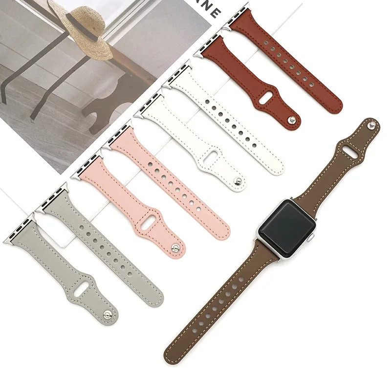 Leather band For Apple watch strap 44mm 40mm wristband Genuine correa bracelet 45mm 41mm iWatch series 7 5 6 SE 2 3 4 42mm 38mm
Leather band For Apple watch strap 44mm 40mm wristband Genuine correa bracelet 45mm 41mm iWatch series 7 5 6 SE 2 3 4 42mm 38mm