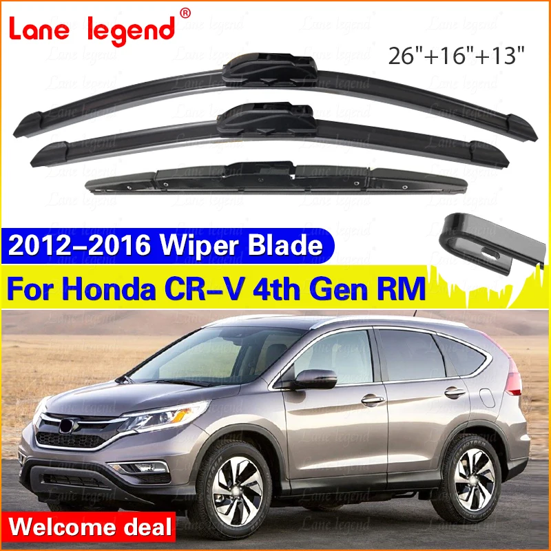 Комплект передних и задних щеток стеклоочистителя для Honda CR-V CR V CRV 4-го поколения RM 2012-2016, лобовое стекло, чистое окно 26 "+ 16" + 13"
Комплект передних и задних щеток стеклоочистителя для Honda CR-V CR V CRV 4-го поколения RM 2012-2016, лобовое стекло, чистое окно 26 "+ 16" + 13"
