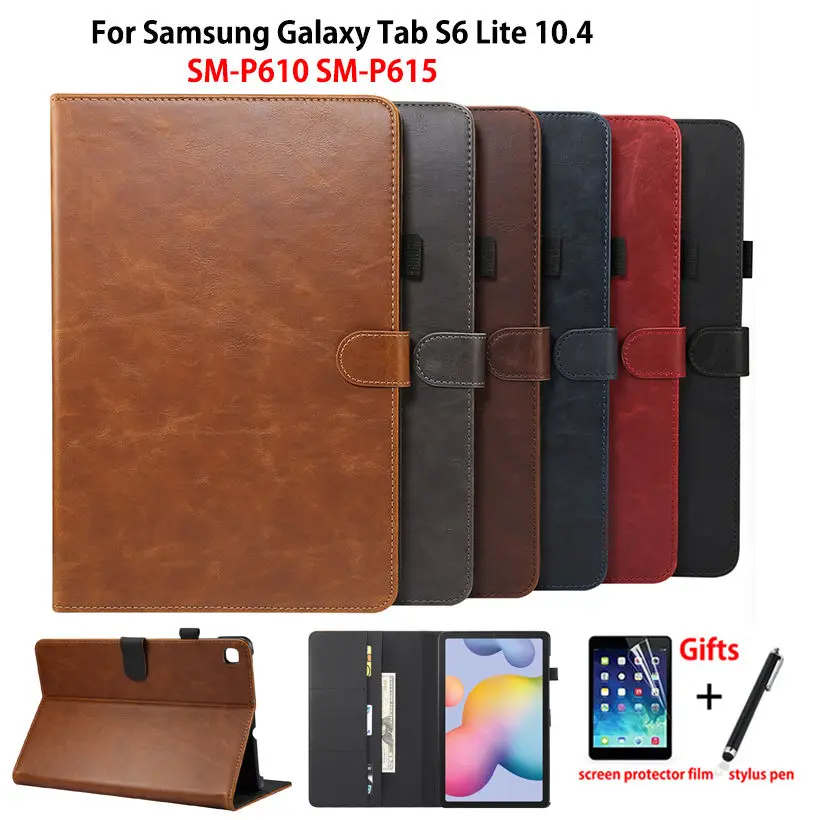 Luxury Case For Samsung Galaxy Tab S6 Lite 10.4'' 2020 P610 SM-P610 SM-P615 Cover Funda Tablet PU Leather Stand Shell Capa +Gift
Luxury Case For Samsung Galaxy Tab S6 Lite 10.4'' 2020 P610 SM-P610 SM-P615 Cover Funda Tablet PU Leather Stand Shell Capa +Gift