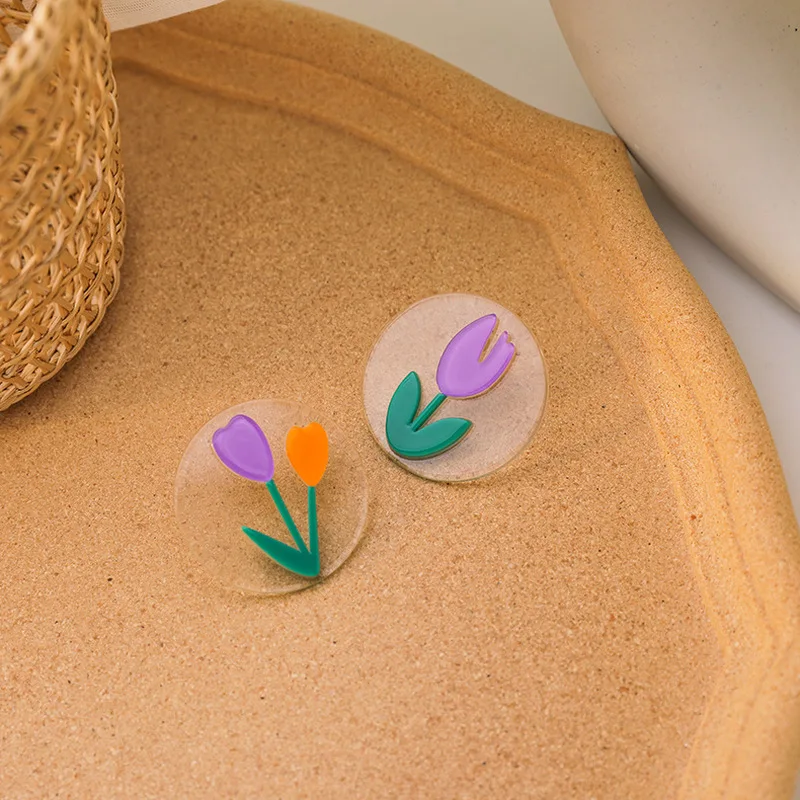 Asymmetry Korean Sweet Resin Flowers Drop Earrings for Women Clear Acrylic Flower Round Earrings 2022 New Party Jewelry Gift
Asymmetry Korean Sweet Resin Flowers Drop Earrings for Women Clear Acrylic Flower Round Earrings 2022 New Party Jewelry Gift