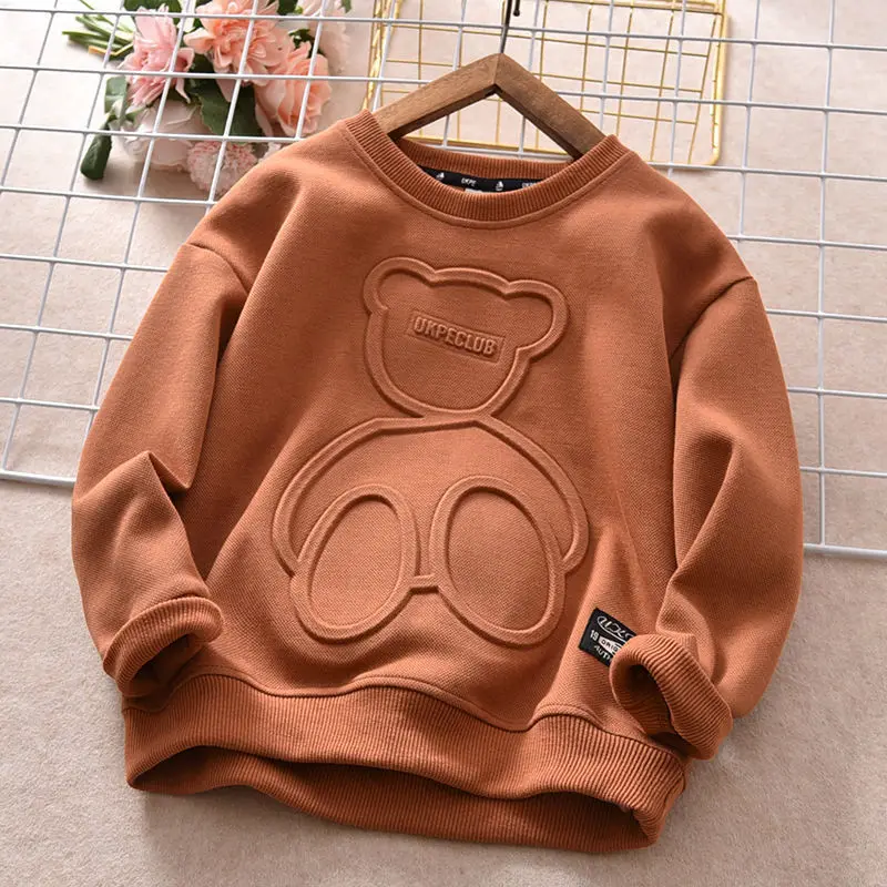 Autumn Steel Print Bear Sweatshirt Boys Clothes Teenagers Long Sleeve Pullovers Girls Kids Cotton Tops Cotton Casual Polyester
Autumn Steel Print Bear Sweatshirt Boys Clothes Teenagers Long Sleeve Pullovers Girls Kids Cotton Tops Cotton Casual Polyester