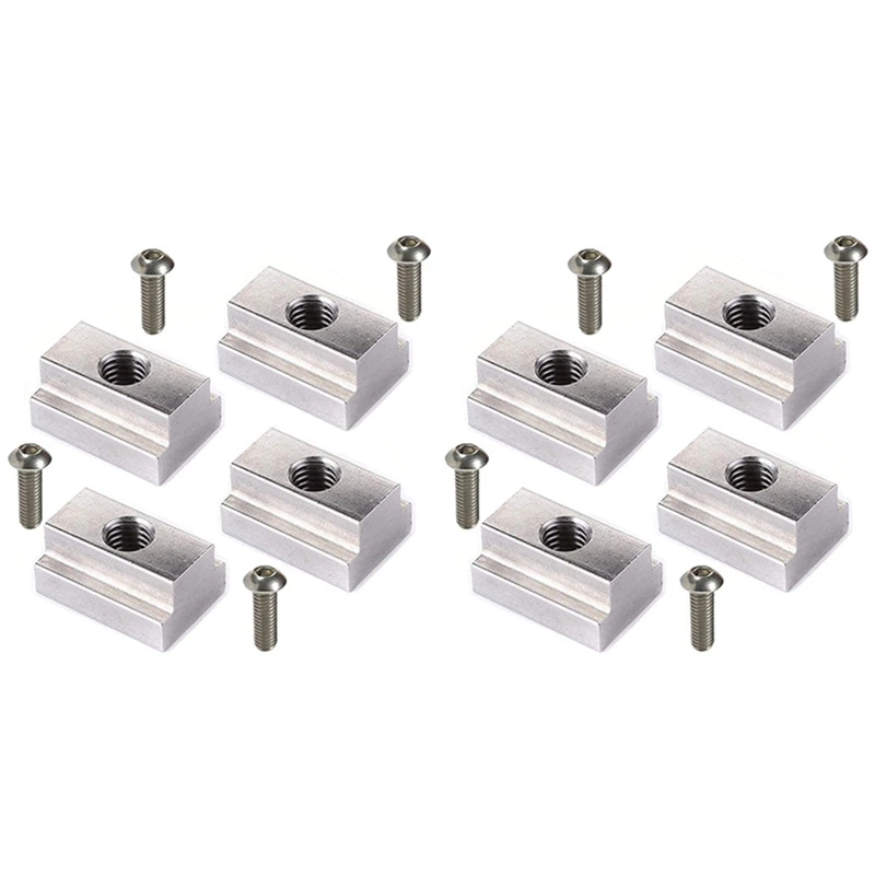T Slot Nuts With Screw 3/8 Inch -16 For Toyota Tacoma - Bed Rails Slats Bed Rack Rail Accessories 8 PACK
T Slot Nuts With Screw 3/8 Inch -16 For Toyota Tacoma - Bed Rails Slats Bed Rack Rail Accessories 8 PACK