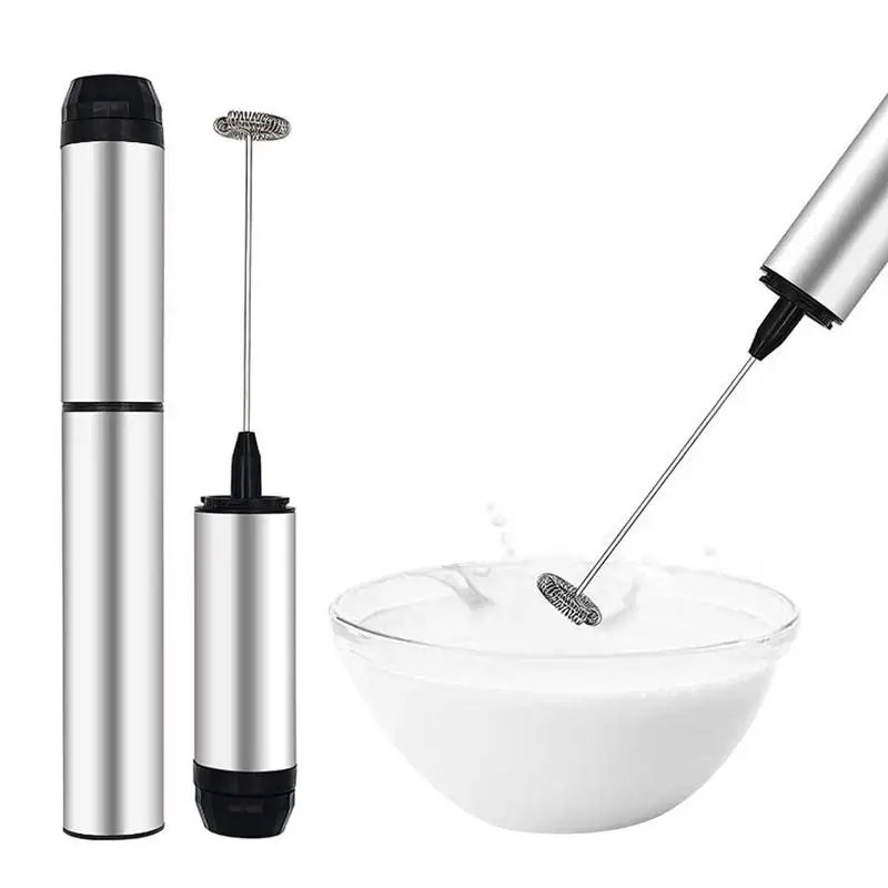 Handheld Milk Frother Mini Electric Whisker Stainless Steel Drink Mixer Foam Maker Blender For Coffee Latte Hot Cappuccino
Handheld Milk Frother Mini Electric Whisker Stainless Steel Drink Mixer Foam Maker Blender For Coffee Latte Hot Cappuccino