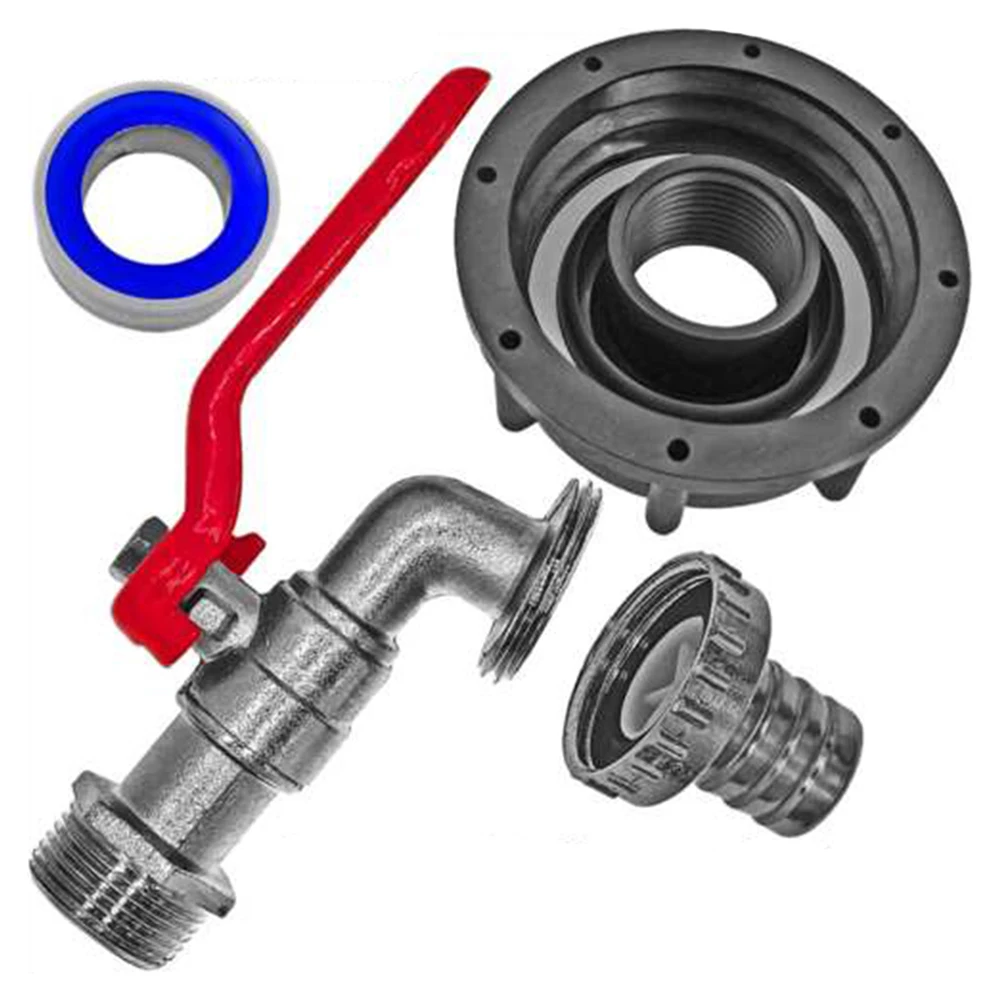 Outlet Tap IBC Rain Garden Tank Lid Adapter Cap Faucet 1000 Litres Tank Accessory Valve Fitting Garden Quick Connect Faucet
Outlet Tap IBC Rain Garden Tank Lid Adapter Cap Faucet 1000 Litres Tank Accessory Valve Fitting Garden Quick Connect Faucet