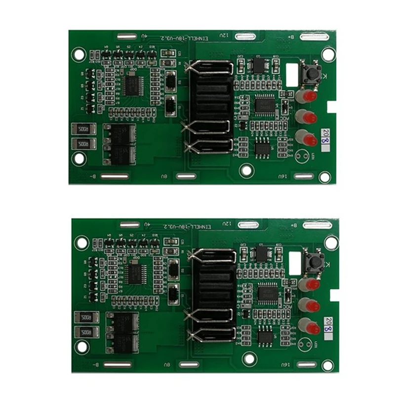 2Pcs RISE-4511396 Li-Ion Battery Charging Protection Circuit Board Pcb Board For Einhell Power X-Change 18V 20V Lithium
2Pcs RISE-4511396 Li-Ion Battery Charging Protection Circuit Board Pcb Board For Einhell Power X-Change 18V 20V Lithium