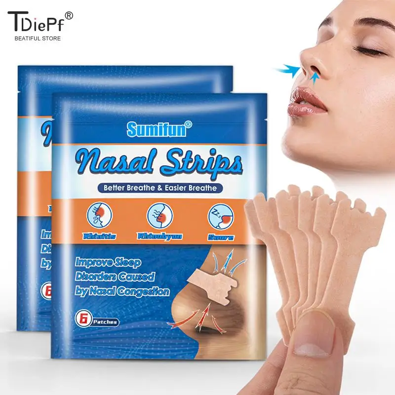 6/10pcs/pack Breathe Nasal Strips Right Way Stop Snoring Anti Snoring Strips Easier Better Breathe Health Care
6/10pcs/pack Breathe Nasal Strips Right Way Stop Snoring Anti Snoring Strips Easier Better Breathe Health Care