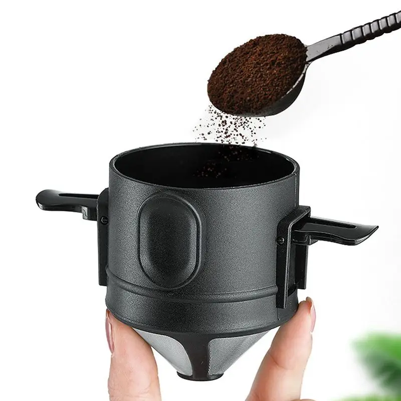 Angel Wings Outdoor Portable 304 Stainless Steel Double-Layer Coffee Filter Tools Plastic Folding Handle 500 Mesh Rosebox 1 Pcs 
Angel Wings Outdoor Portable 304 Stainless Steel Double-Layer Coffee Filter Tools Plastic Folding Handle 500 Mesh Rosebox 1 Pcs