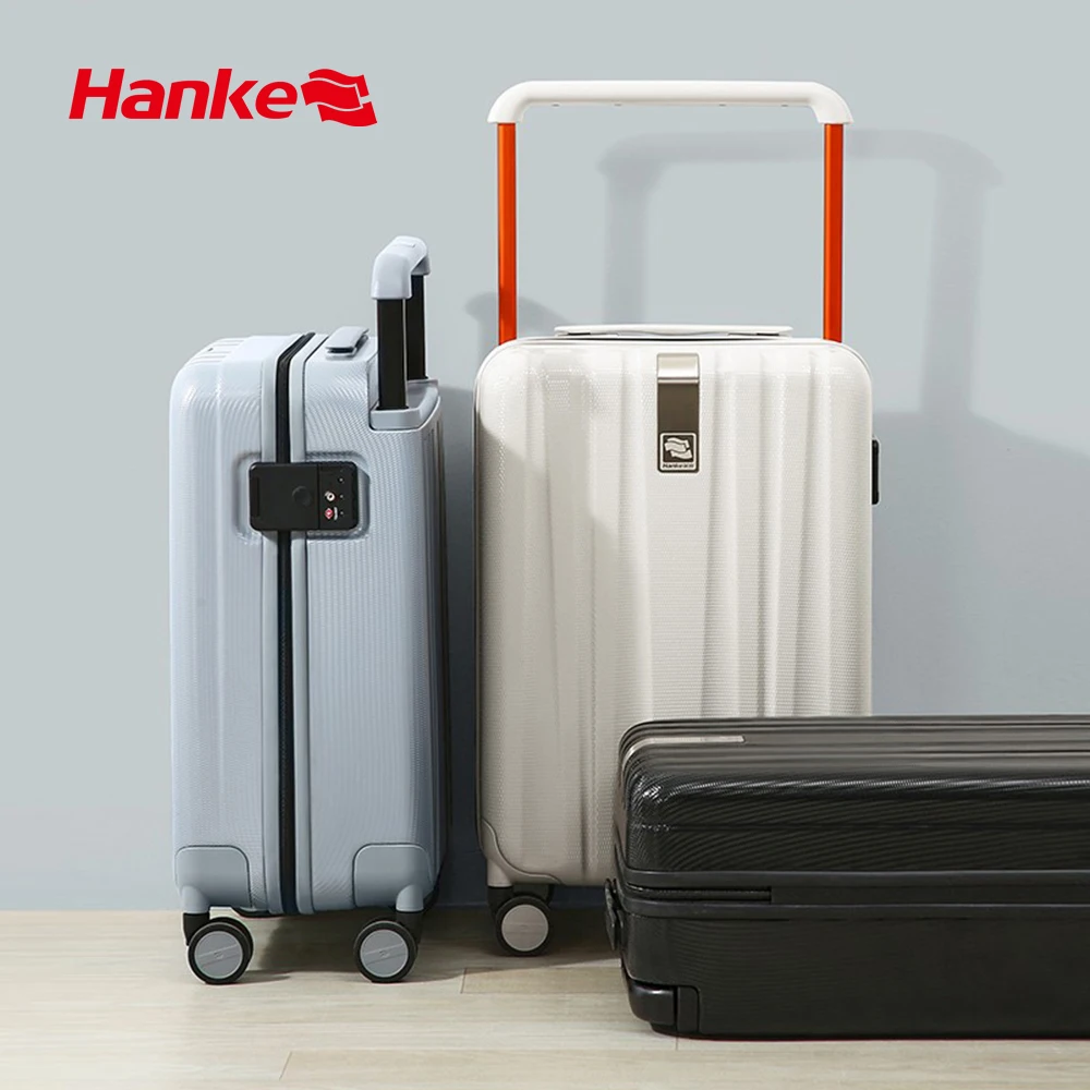 Новый дизайн 2022 года, чемодан Hanke с широкой ручкой, Мужской Дорожный чемодан, Женская тележка на колесиках, оригинальные вращающиеся колеса из поликарбоната H9863
Новый дизайн 2022 года, чемодан Hanke с широкой ручкой, Мужской Дорожный чемодан, Женская тележка на колесиках, оригинальные вращающиеся колеса из поликарбоната H9863
