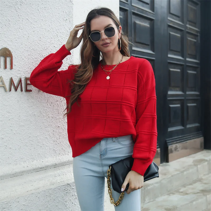 ILARES Long Sleeve Top Thick Sweaters Vintage Winter Clothes Women Tops Pullover Women's Sweater Korean Fashion Y2k Red Jumpers
ILARES Long Sleeve Top Thick Sweaters Vintage Winter Clothes Women Tops Pullover Women's Sweater Korean Fashion Y2k Red Jumpers