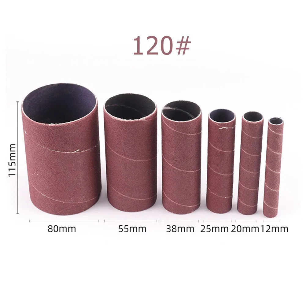 4.5\" Sanding Drum 6*/set 6pcs 80# /120# Alumina Drum For Cleaning And Deburring Kit Sanding Paper Sleeves Wheels
4.5\" Sanding Drum 6*/set 6pcs 80# /120# Alumina Drum For Cleaning And Deburring Kit Sanding Paper Sleeves Wheels