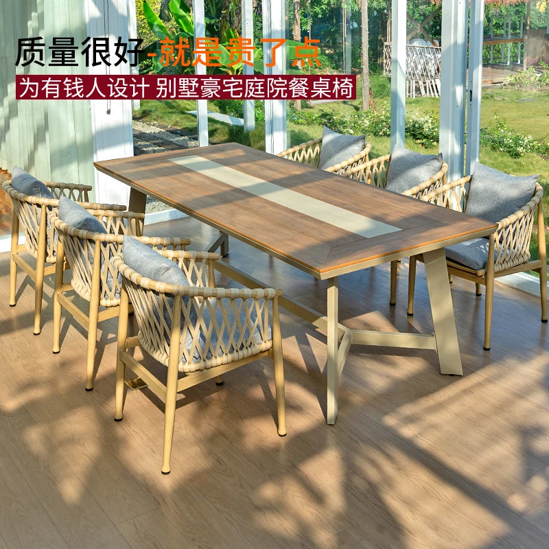 Nordic Outdoor Tables and Chairs, Plastic-wood Outdoor Terrace, Sun Room, Leisure Anticorrosive Wood-plastic-wood Garden Chairs
Nordic Outdoor Tables and Chairs, Plastic-wood Outdoor Terrace, Sun Room, Leisure Anticorrosive Wood-plastic-wood Garden Chairs