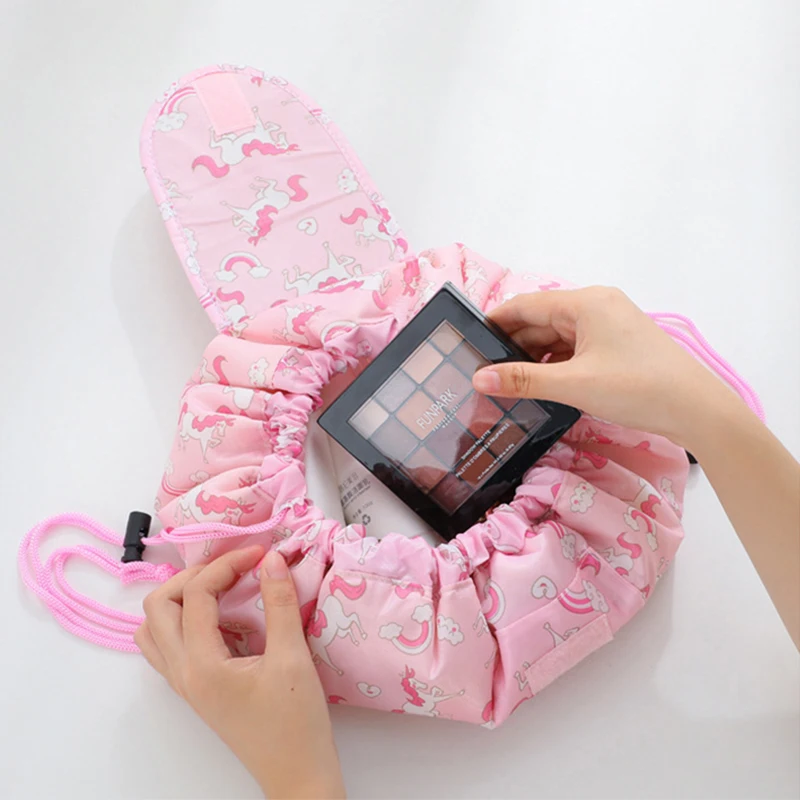 Women Drawstring Cosmetic Bag Travel Storage Makeup Bag Organizer Female Make Up Pouch Portable Waterproof Toiletry Beauty Case
Women Drawstring Cosmetic Bag Travel Storage Makeup Bag Organizer Female Make Up Pouch Portable Waterproof Toiletry Beauty Case