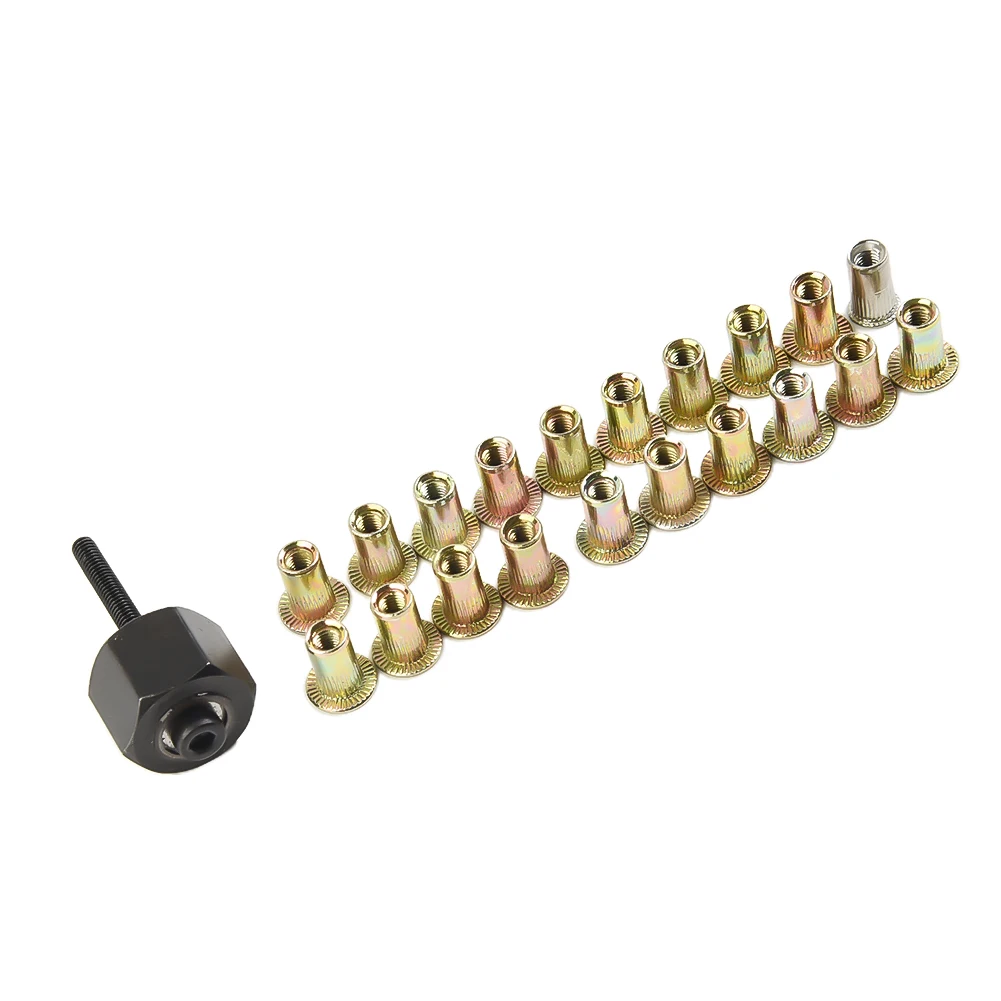Hardware 21PCS Hand Rivet Nut Head Nut Set M3-M12 For Hand Rivet Tool Belt With 20pcs Nut
Hardware 21PCS Hand Rivet Nut Head Nut Set M3-M12 For Hand Rivet Tool Belt With 20pcs Nut
