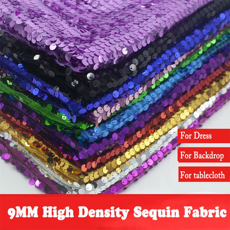 Блестящая ткань в горошек для банкета и свадьбы, 9 мм
Блестящая ткань в горошек для банкета и свадьбы, 9 мм