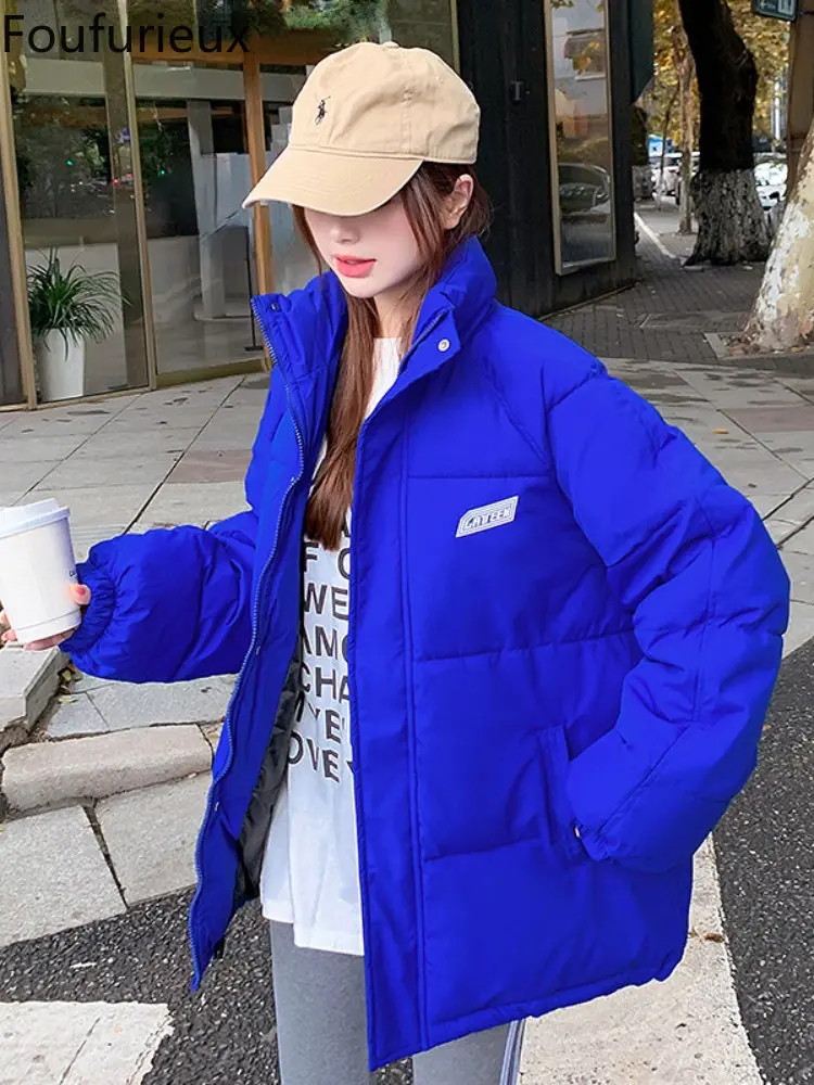 Foufurieux Winter Women Jacket Parkas Coat New Sports Style Thick Warm Padded Coat Female Winter Outwear Loose Jacket Parkas No
Foufurieux Winter Women Jacket Parkas Coat New Sports Style Thick Warm Padded Coat Female Winter Outwear Loose Jacket Parkas No