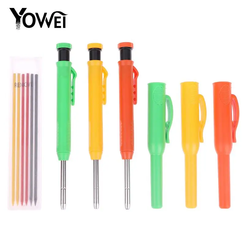 Solid Carpenter Pencil Refill Leads And Built-in Sharpener For Deep Hole Mechanical Pencil Marker Marking Woodworking Tools
Solid Carpenter Pencil Refill Leads And Built-in Sharpener For Deep Hole Mechanical Pencil Marker Marking Woodworking Tools