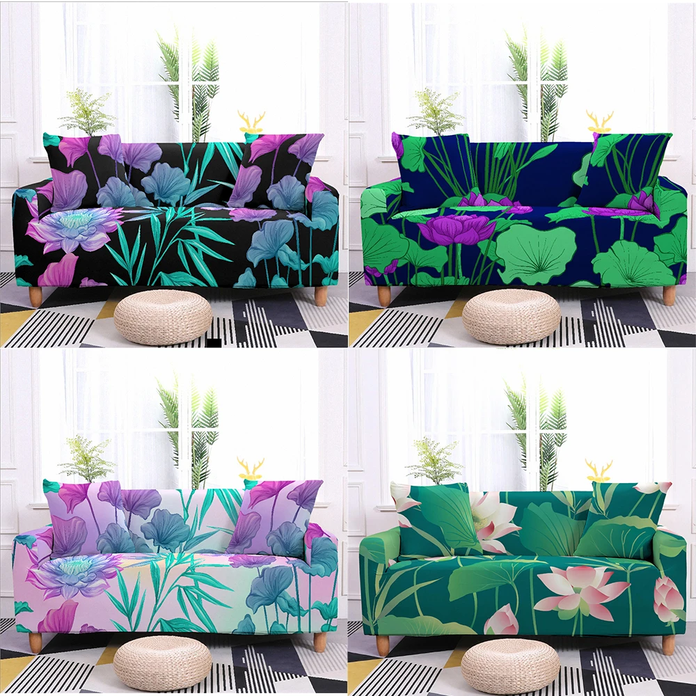 Lotus Leaf Printing Elastic Sofa Cover for Living Room All Inclusive L Shaped Couch Cover Lotus Cushion Cover Funda Sofa
Lotus Leaf Printing Elastic Sofa Cover for Living Room All Inclusive L Shaped Couch Cover Lotus Cushion Cover Funda Sofa