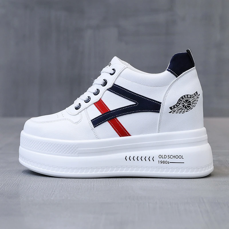 Women Chunky Leather Sneakers Thick Bottom Breathable Wedge Sport Shoes Woman High Platform Dad Shoe Zapatos De Mujer 10CM
Women Chunky Leather Sneakers Thick Bottom Breathable Wedge Sport Shoes Woman High Platform Dad Shoe Zapatos De Mujer 10CM