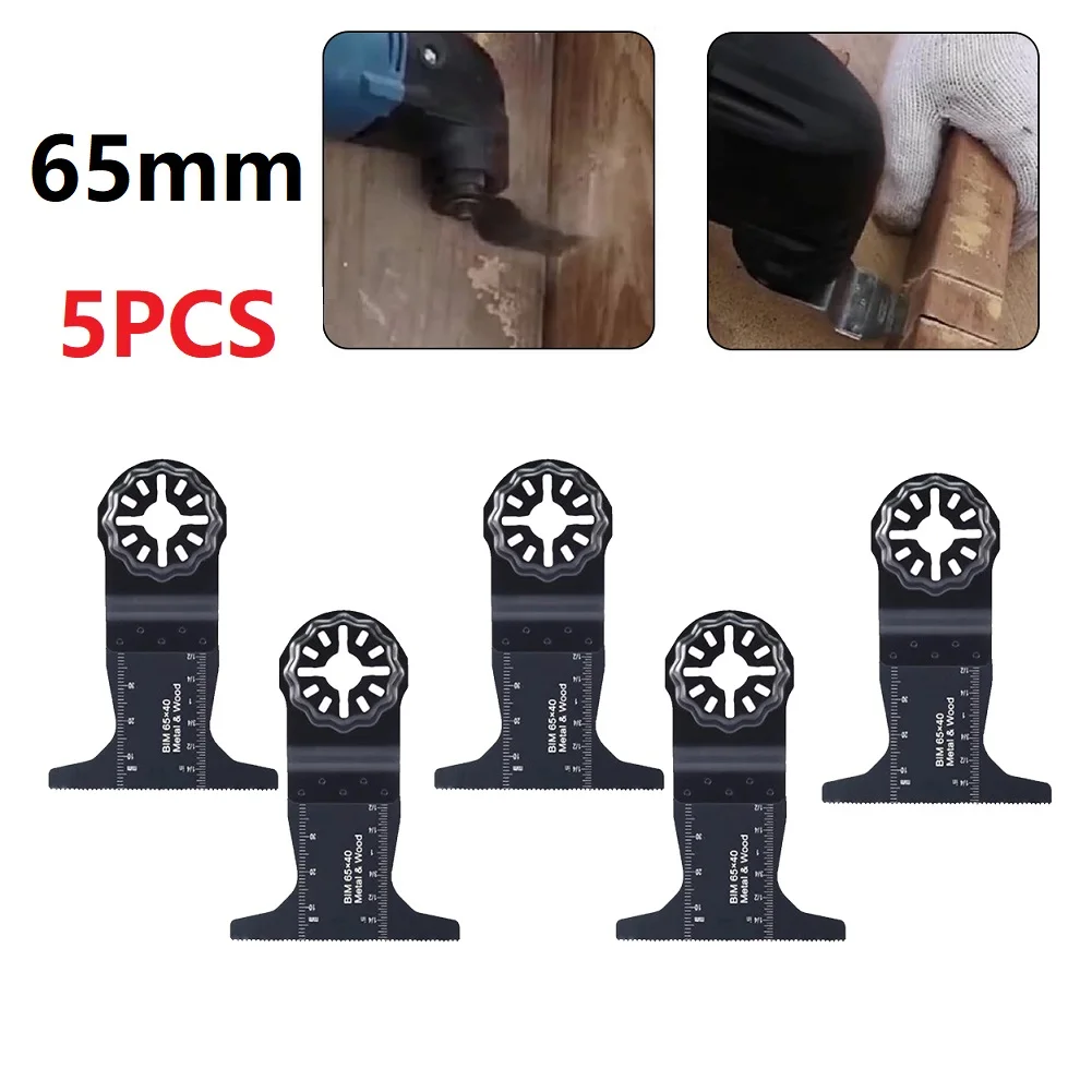 5 Pcs Oscillating Multi-Tool Saw Blade 65mm Universal Multi Cutter For Metal Wood Cutting Multifunction Power Tools Accessories
5 Pcs Oscillating Multi-Tool Saw Blade 65mm Universal Multi Cutter For Metal Wood Cutting Multifunction Power Tools Accessories