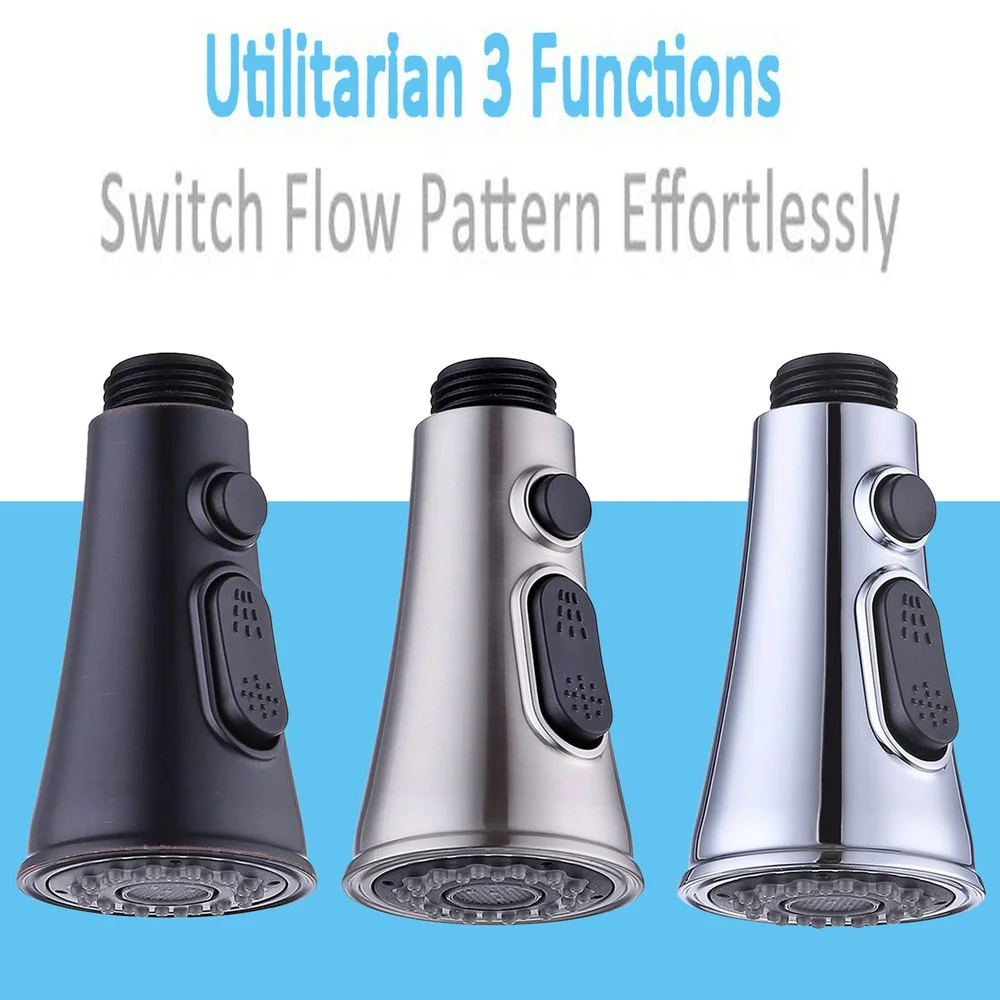 Kitchen Sink Pull Out Sprayer Head Spout Nozzle Faucet Spray Head Kitchen Bathroom Mixer Tap Replacement 1/2"" Connection 
Kitchen Sink Pull Out Sprayer Head Spout Nozzle Faucet Spray Head Kitchen Bathroom Mixer Tap Replacement 1/2"" Connection