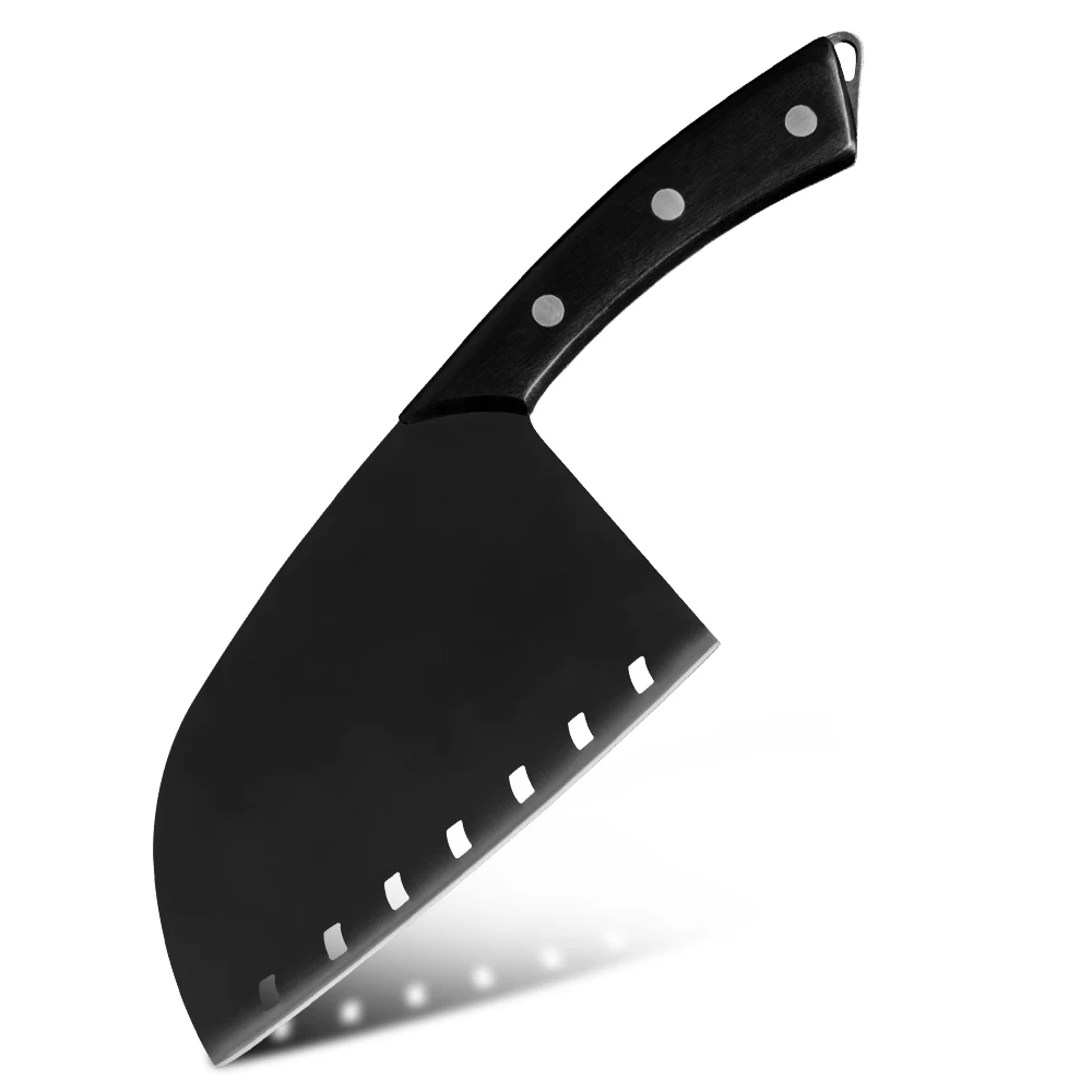 Vegetable Chopper Kitchen Knife Full Tang Wood Handle Cleaver Butcher Chinese Knives Tool 7 Inch Meat Slicing Cooking Chef Knife
Vegetable Chopper Kitchen Knife Full Tang Wood Handle Cleaver Butcher Chinese Knives Tool 7 Inch Meat Slicing Cooking Chef Knife